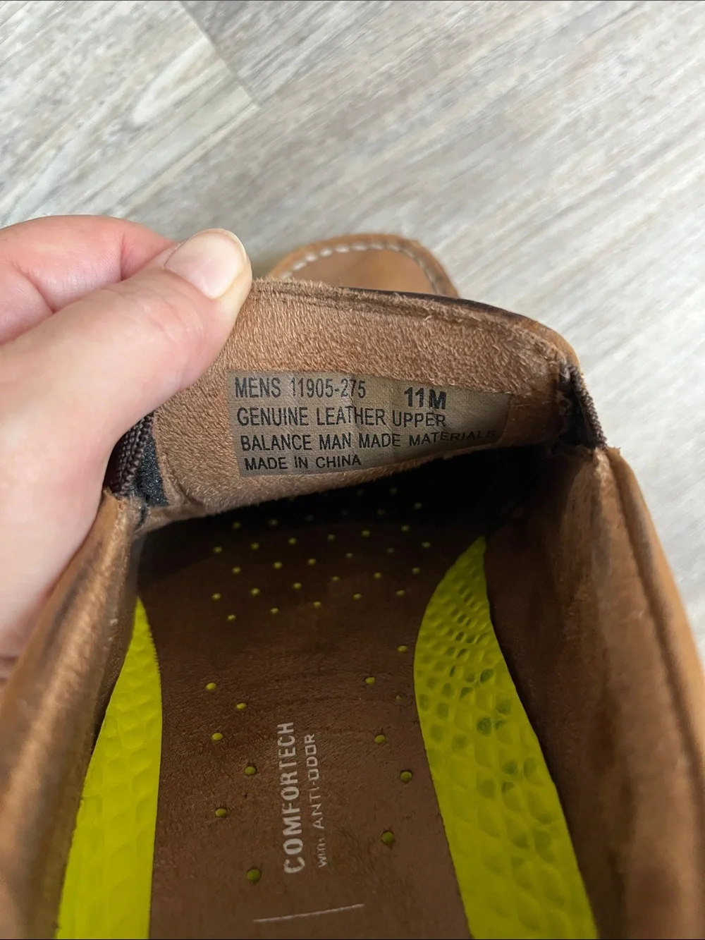 Florsheim Men’s Brown Leather Slip-On Loafers - Picture 8 of 8